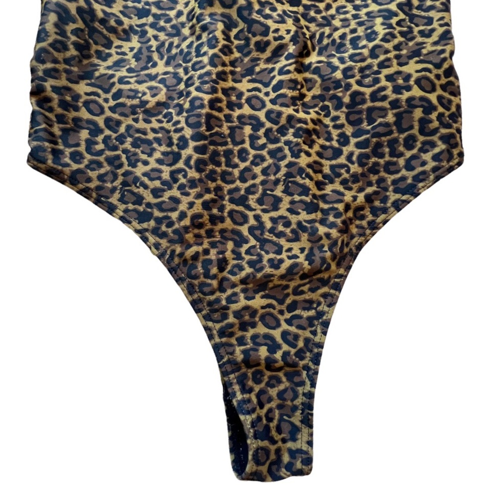 Kendall + Kylie Leopard Cheeky CrissCross Swimsuit - Picture 8 of 14
